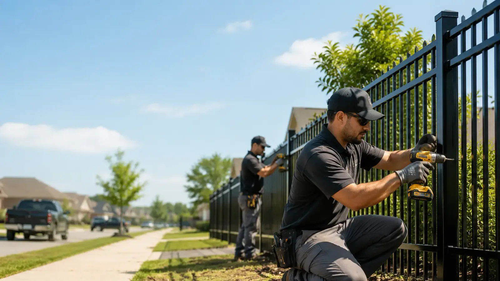 Metal Fence Installation in Williamsburg, OH